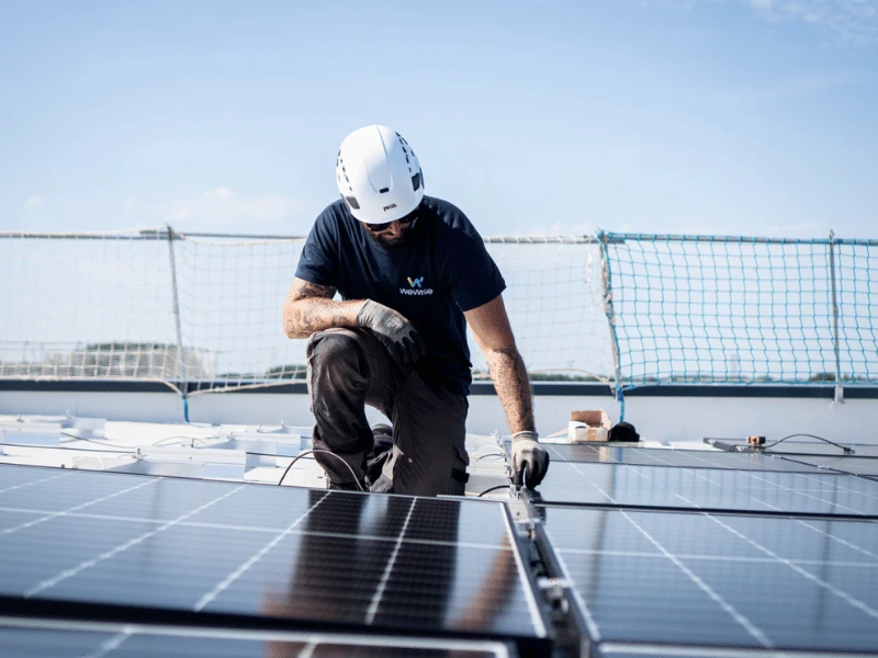 pose panneaux photovoltaïque 